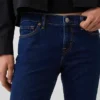 Capri-Jeans met lage taille