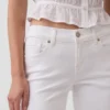 Capri-Jeans met lage taille