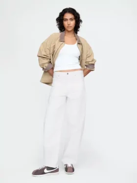 Carpenter-Jeans met hoge taille