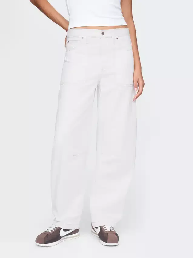 Carpenter-Jeans met hoge taille