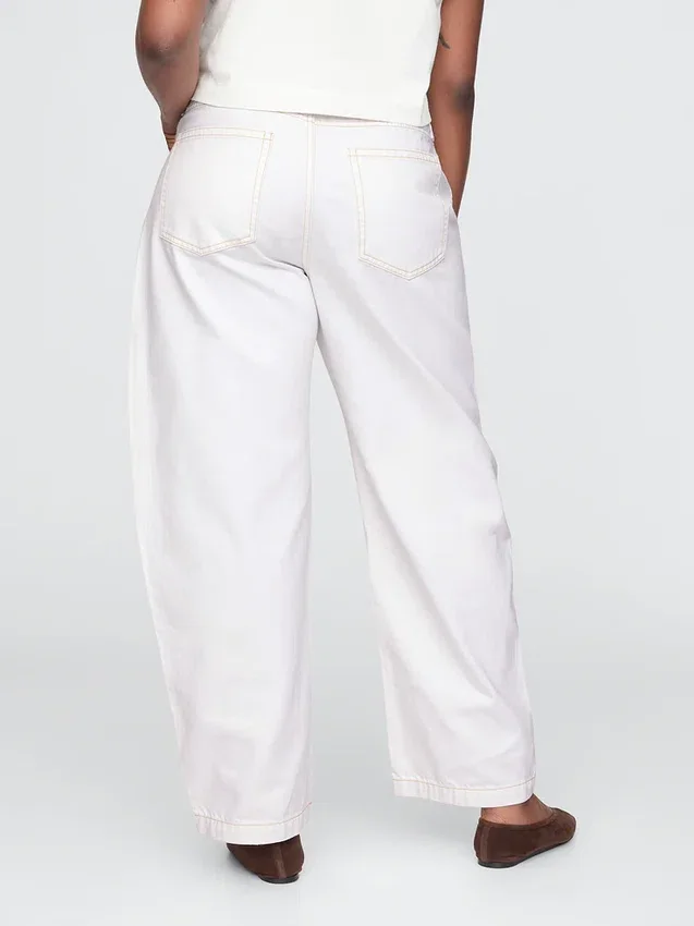 Carpenter-Jeans met hoge taille