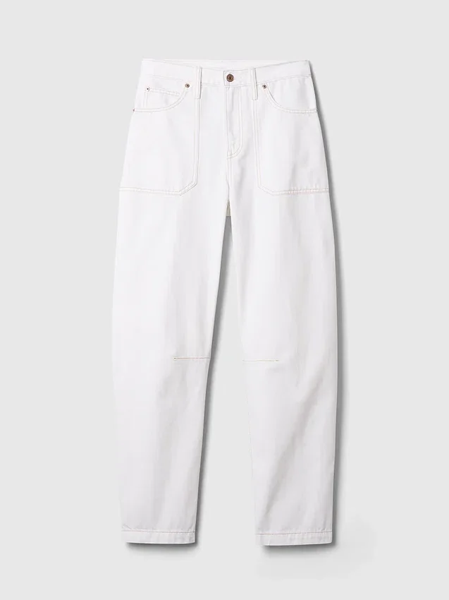 Carpenter-Jeans met hoge taille