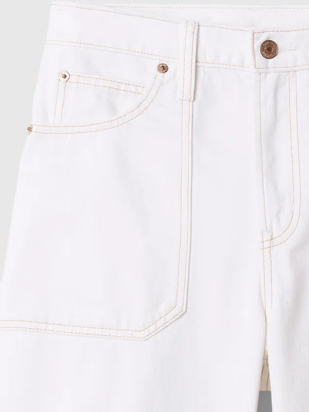 Carpenter-Jeans met hoge taille