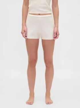 CashSoft bouclé-trui-korte broek