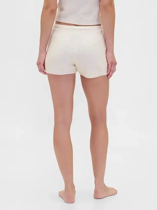 CashSoft bouclé-trui-korte broek