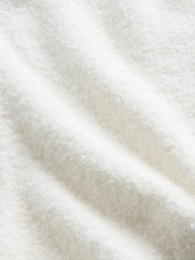 CashSoft bouclé-trui-korte broek