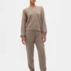 CashSoft bouclé-trui met joggingbroek