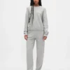 CashSoft bouclé-trui met joggingbroek