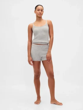 CashSoft bouclé-trui-tanktop