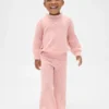 CashSoft-broek met uitlopende pijpen en pointelle-patroon voor Baby & Peuter