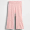 CashSoft-broek met uitlopende pijpen en pointelle-patroon voor Baby & Peuter