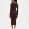 CashSoft geribde midi-trui-jurk
