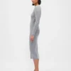 CashSoft geribde midi-trui-jurk