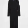 CashSoft geribde midi-trui-jurk