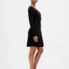 CashSoft geribde mini-trui-jurk