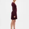 CashSoft geribde mini-trui-jurk
