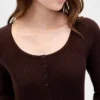 CashSoft geribde mini-trui-jurk