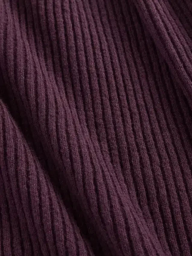 CashSoft geribde mini-trui-jurk