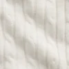 CashSoft kabelgebreid kort vest met rits