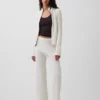 CashSoft kabelgebreide trui met broek