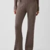 CashSoft kabelgebreide trui met broek