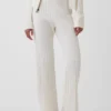 CashSoft kabelgebreide trui met broek