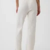 CashSoft kabelgebreide trui met broek