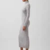CashSoft maxi-trui-jurk met col