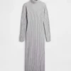 CashSoft maxi-trui-jurk met col