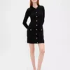 CashSoft mini-trui-jurk met geribde zakken