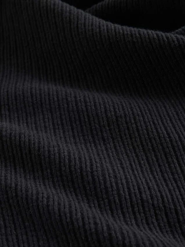 CashSoft mini-trui-jurk met geribde zakken
