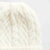 CashSoft-muts met kabelpatroon