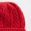 CashSoft-muts met kabelpatroon