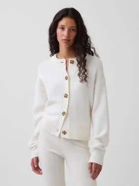 CashSoft oversized grof gebreid vest