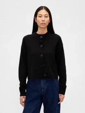 CashSoft oversized grof gebreid vest