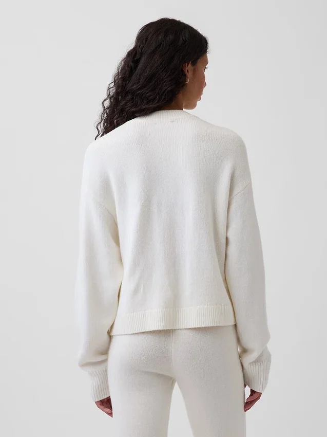 CashSoft oversized grof gebreid vest