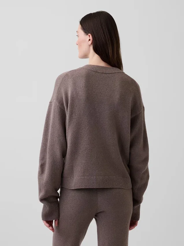CashSoft oversized grof gebreid vest