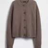 CashSoft oversized grof gebreid vest