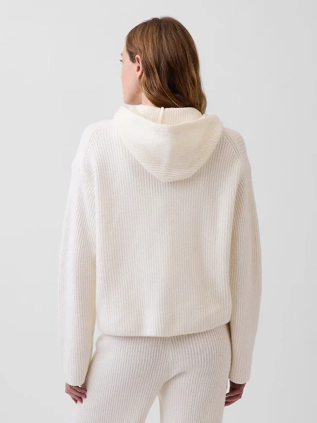 CashSoft oversized hoodie met ritssluiting en shaker-steek