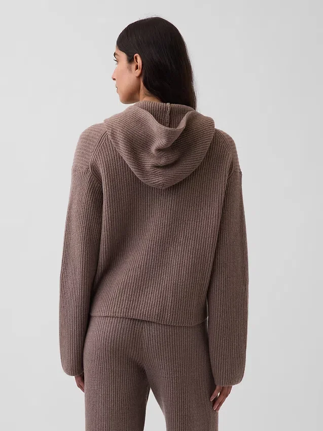 CashSoft oversized hoodie met ritssluiting en shaker-steek