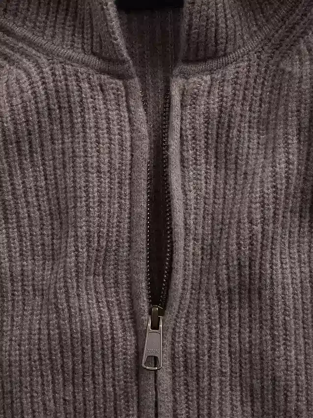 CashSoft oversized hoodie met ritssluiting en shaker-steek