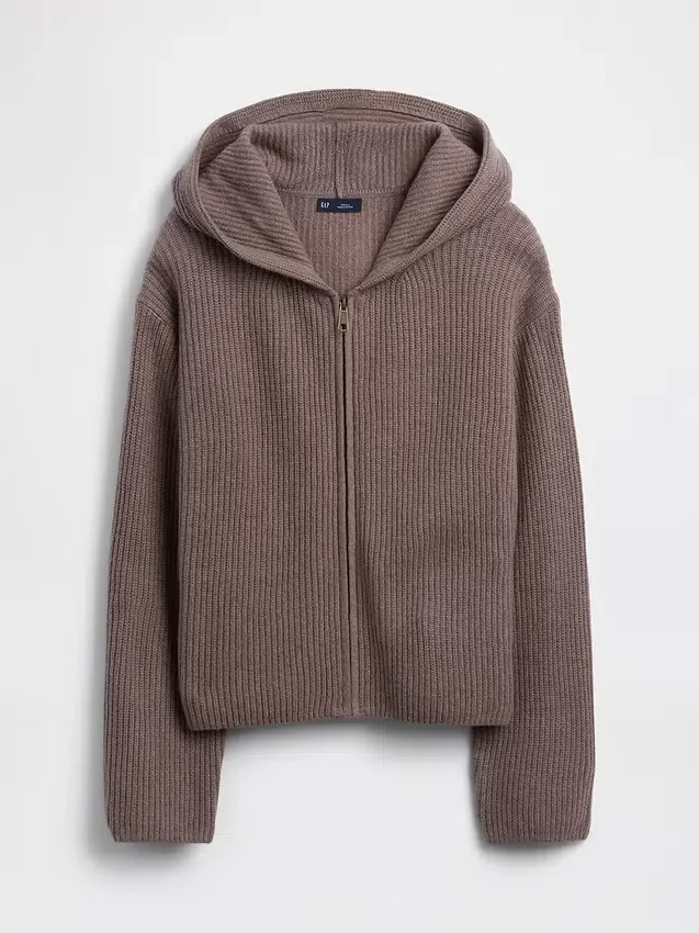 CashSoft oversized hoodie met ritssluiting en shaker-steek