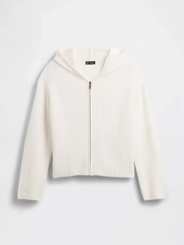 CashSoft oversized hoodie met ritssluiting en shaker-steek