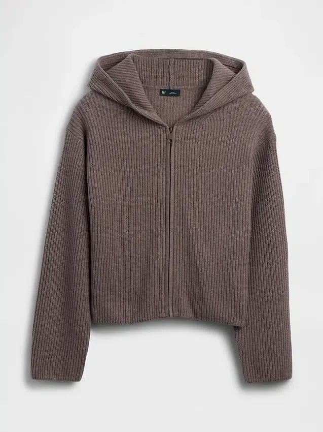 CashSoft oversized hoodie met ritssluiting en shaker-steek