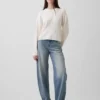 CashSoft oversized trui met kabelpatroon
