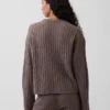 CashSoft oversized trui met kabelpatroon