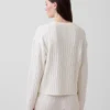 CashSoft oversized trui met kabelpatroon