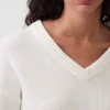 CashSoft oversized trui met V-hals