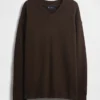 CashSoft oversized trui met V-hals