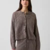 CashSoft oversized vest met shaker-steek